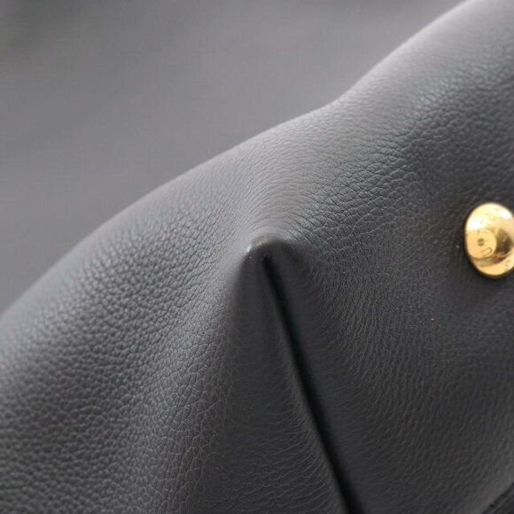 Louis Vuitton Lowkey Hobo Shoulder Bag Leather Black Gold - Picture 5 of 6